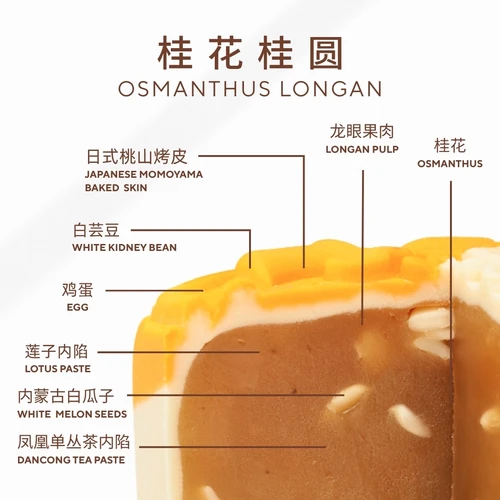 Maruchi Mooncake - Osmanthus Longan